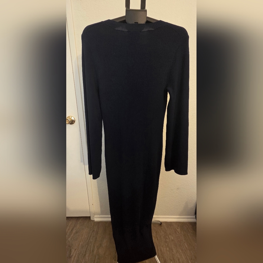 J. Crew Classic Blue Long Sleeve Dress - Picture 5 of 7